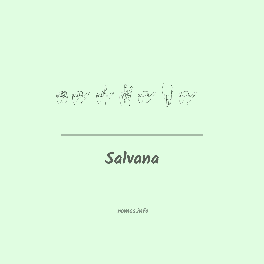 Salvana em Libras Salvana em Libras