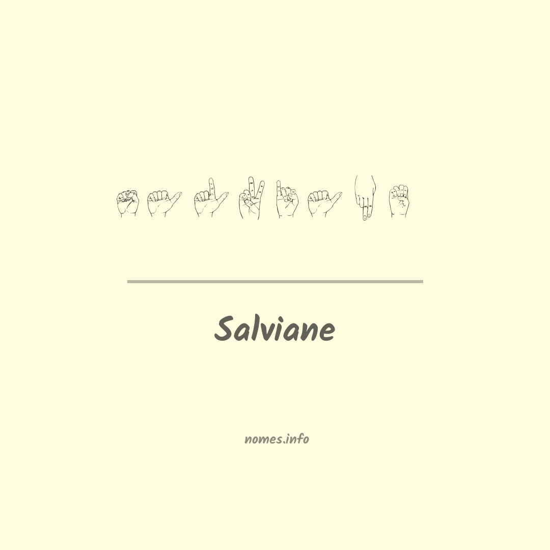 Salviane em Libras Salviane em Libras