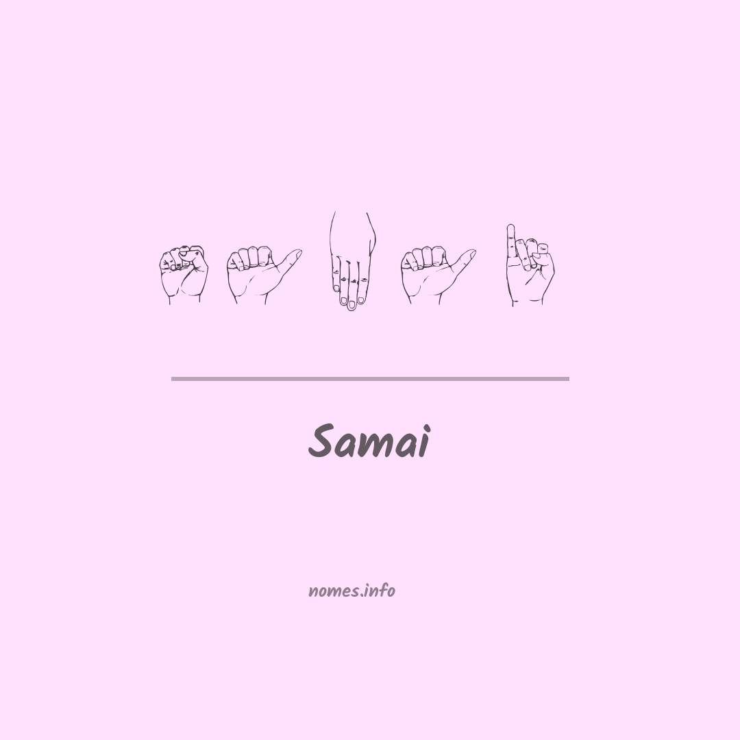Samai em Libras Samai em Libras