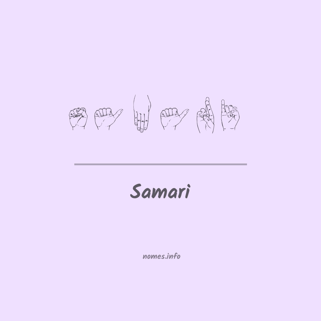 Samari em Libras