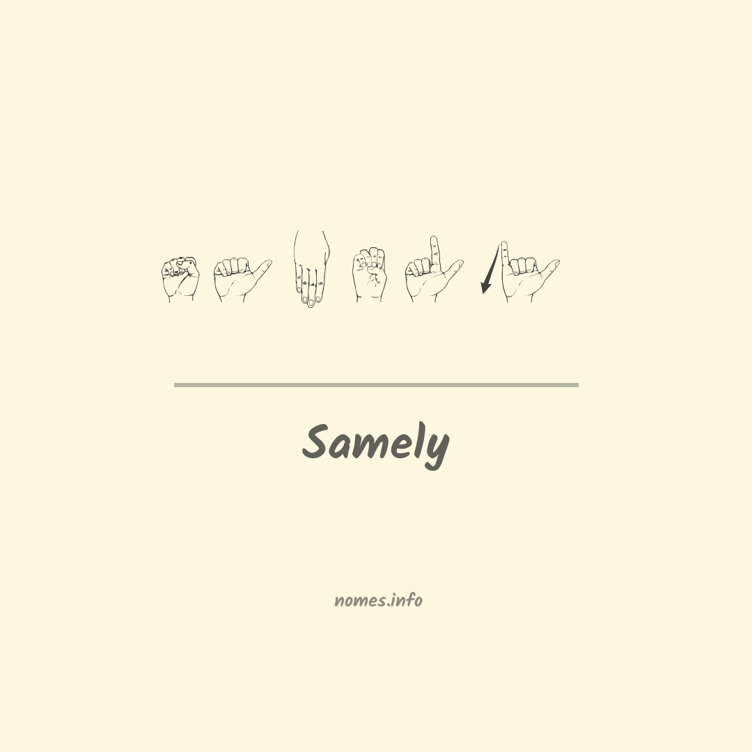 Samely em Libras Samely em Libras