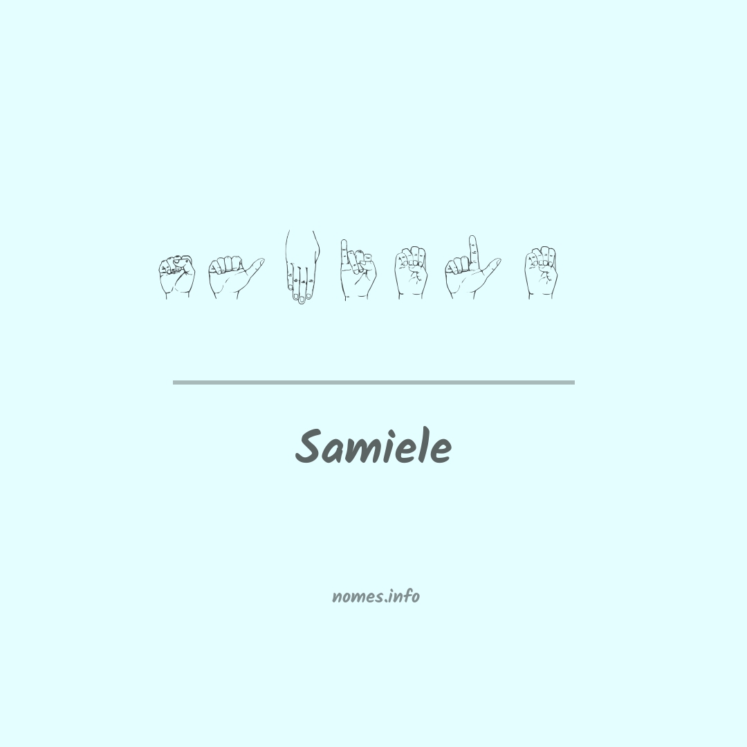 Samiele em Libras