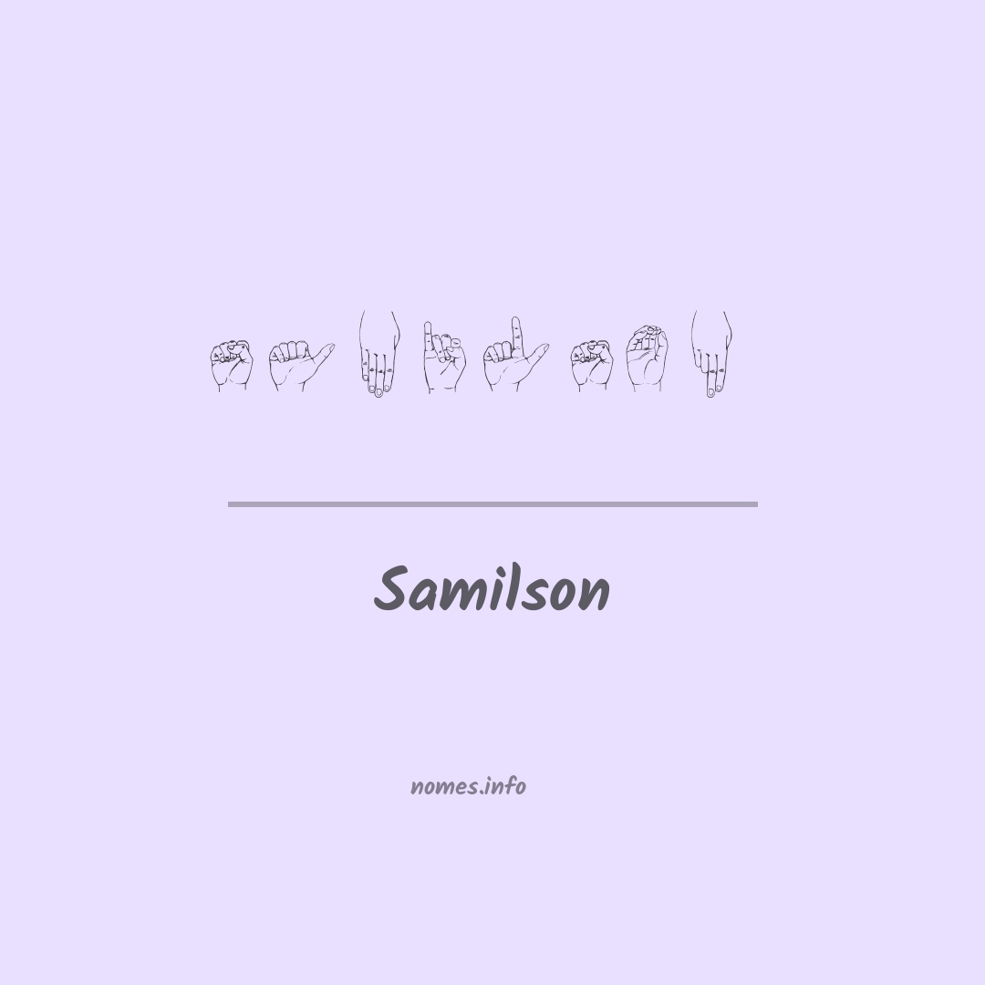 Samilson em Libras