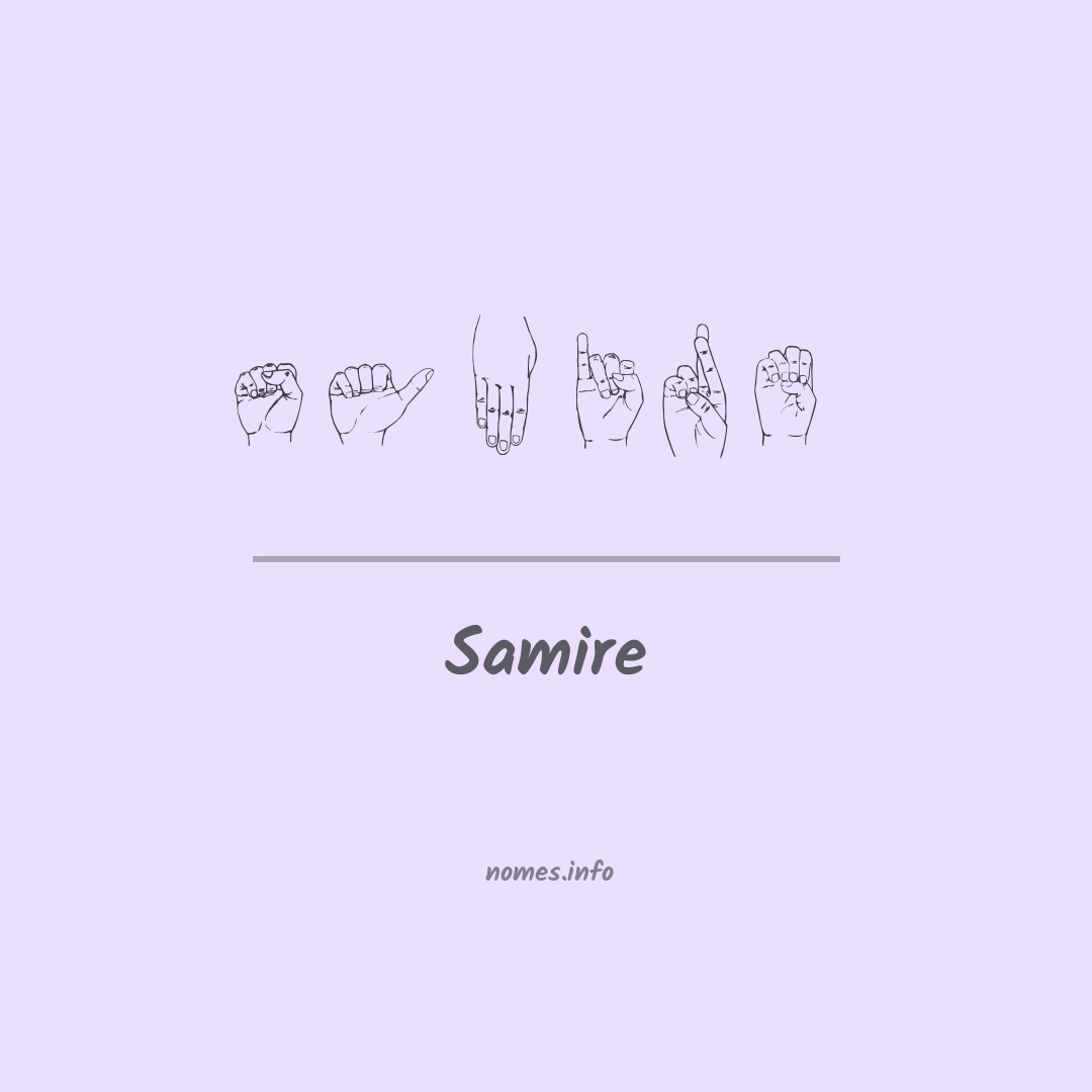 Samire em Libras
