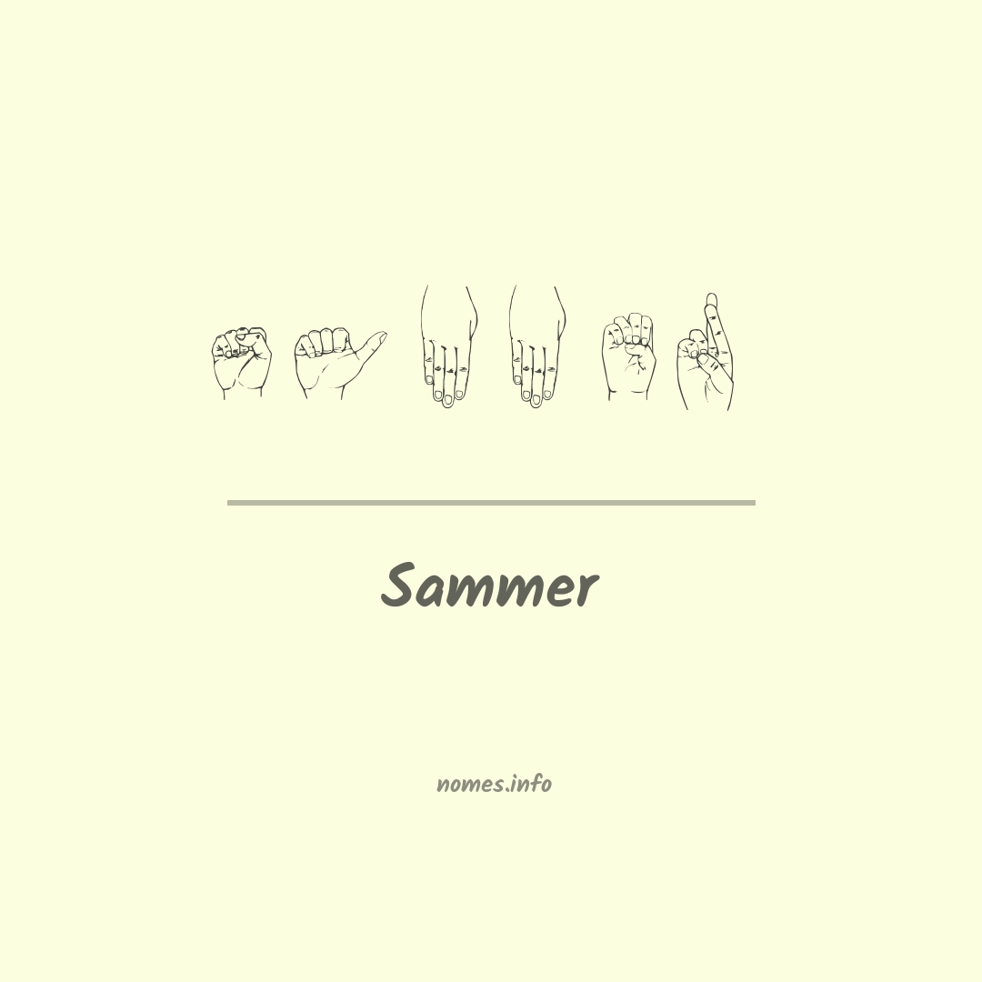 Sammer em Libras