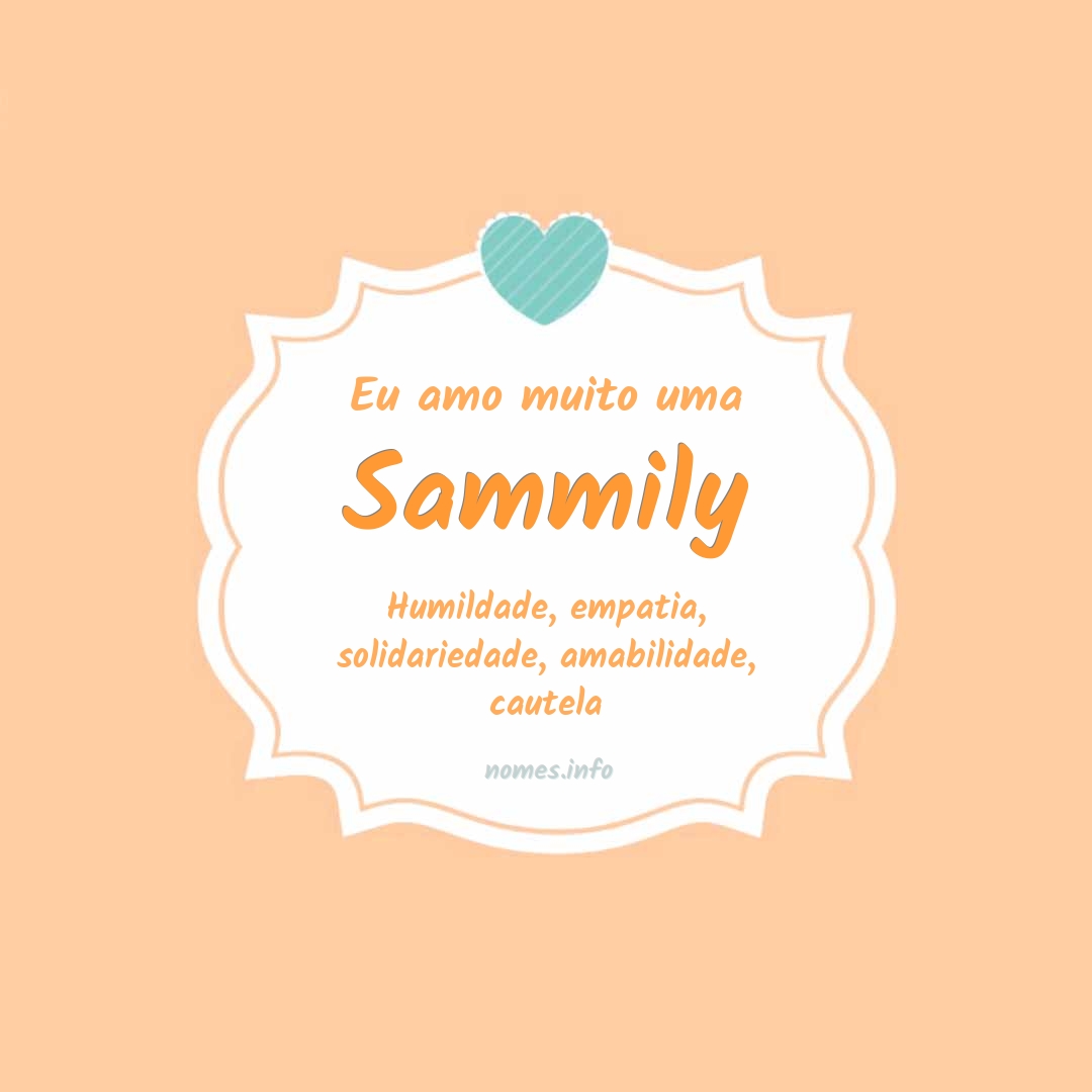 Eu amo muito Sammily