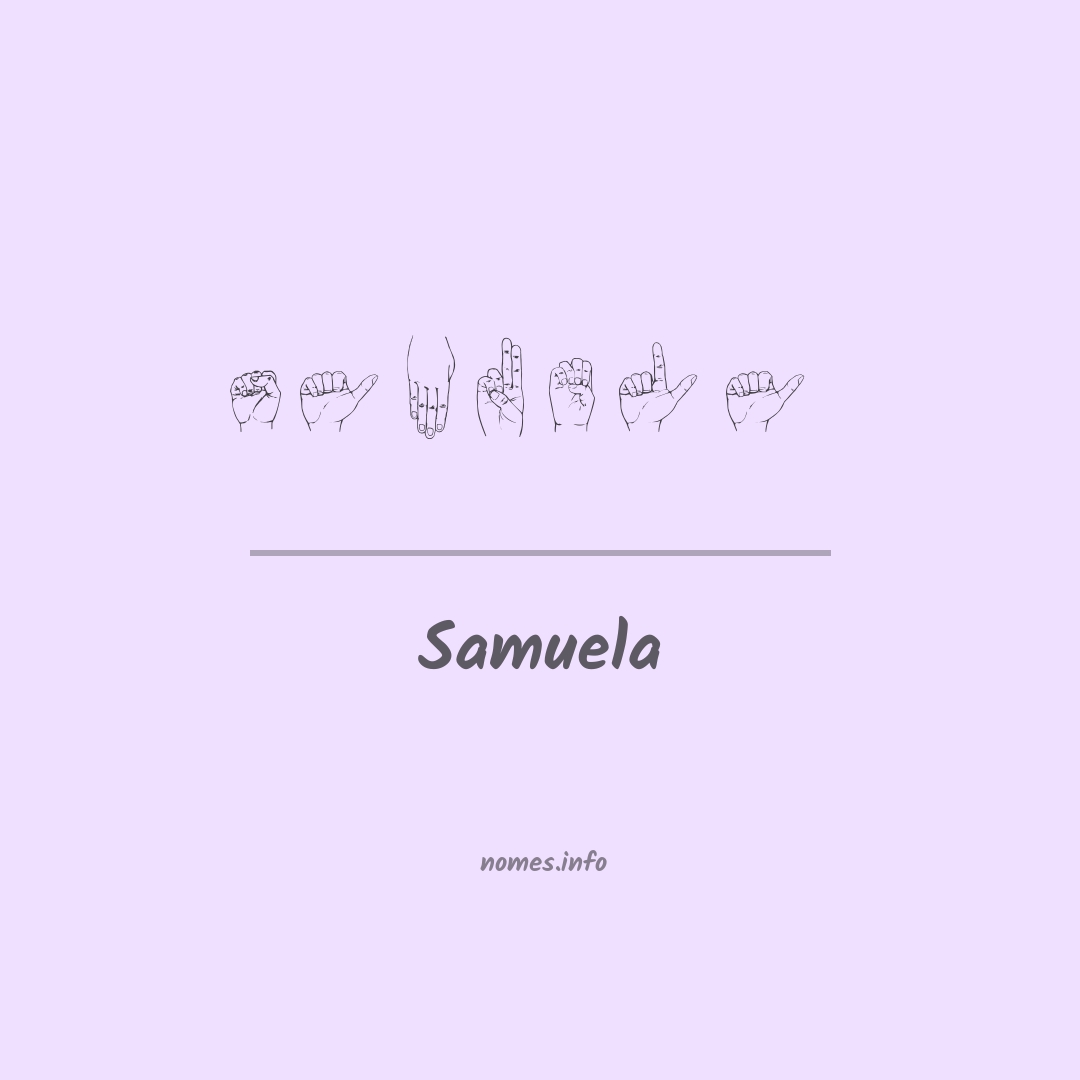 Samuela em Libras