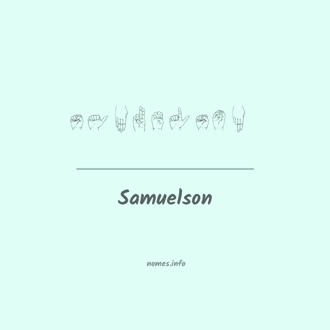 Samuelson em Libras