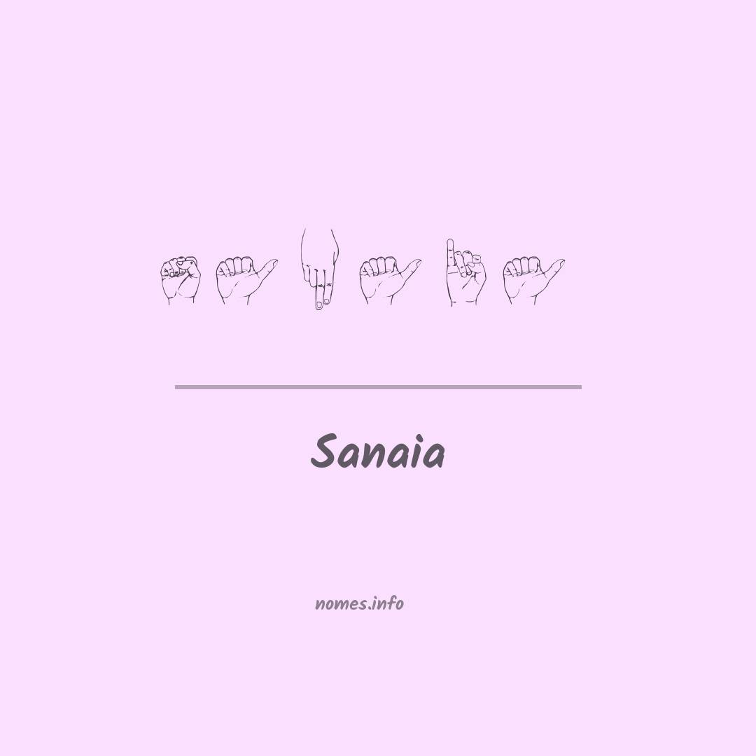 Sanaia em Libras
