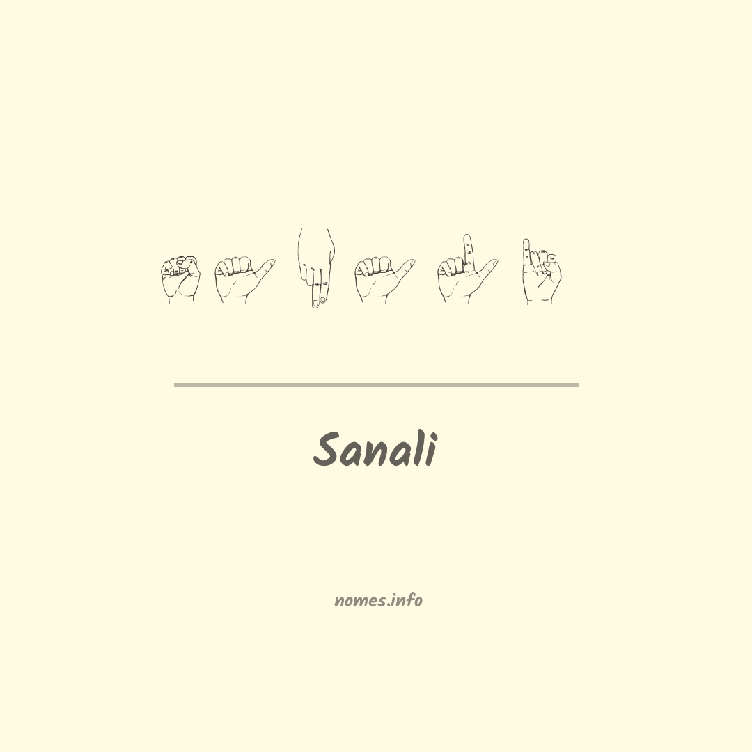 Sanali em Libras