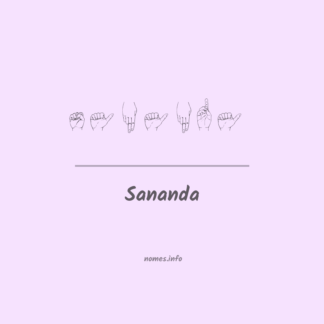 Sananda em Libras
