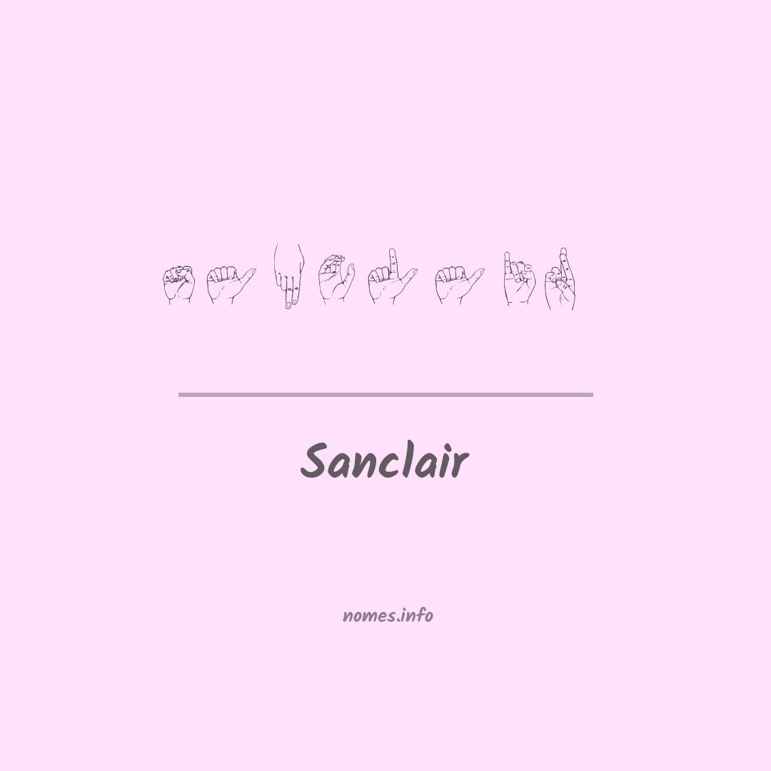 Sanclair em Libras
