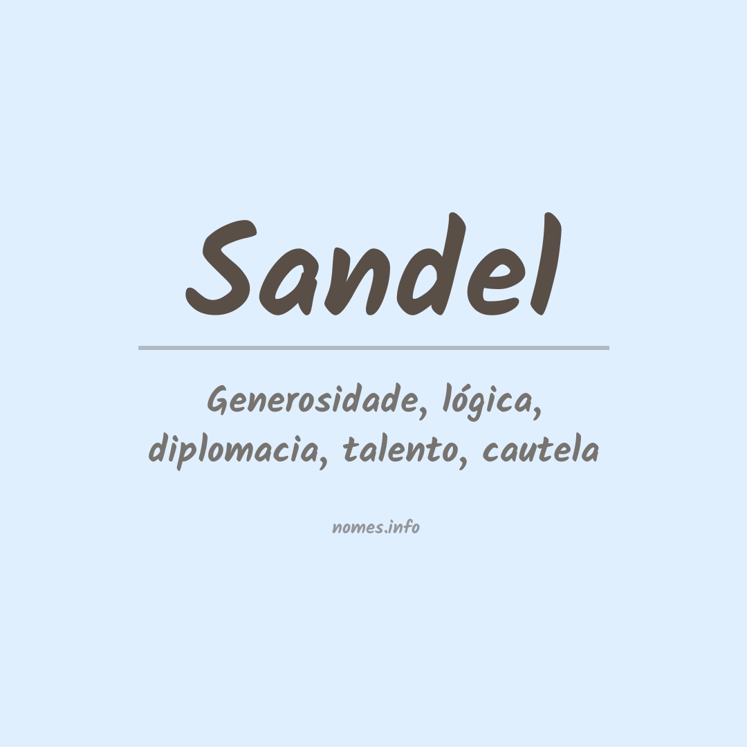 Significado do nome Sandel