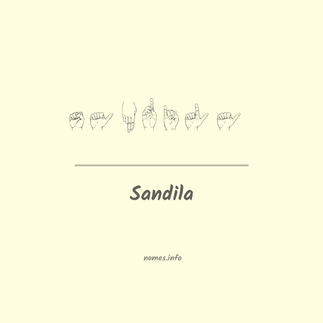 Sandila em Libras