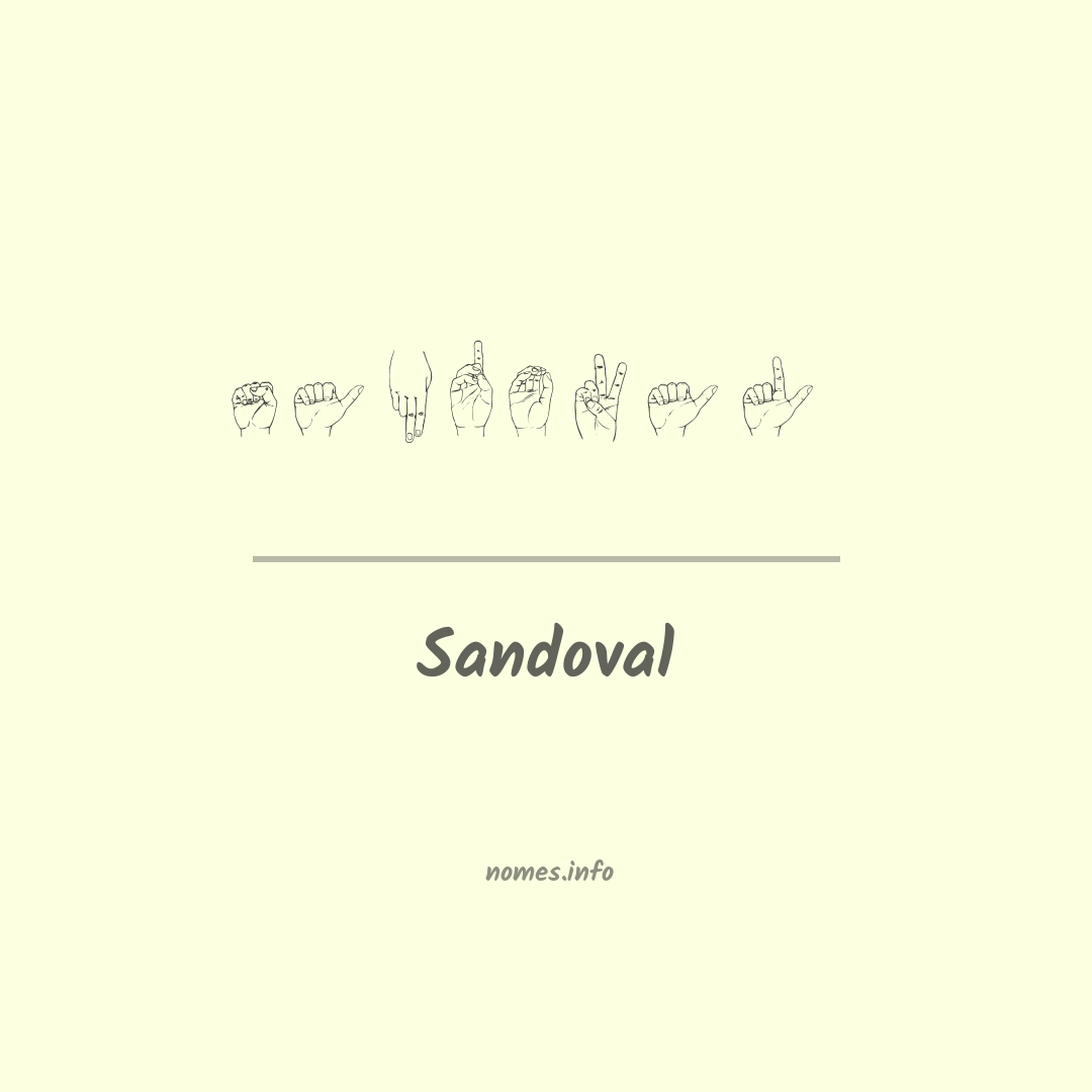 Sandoval em Libras