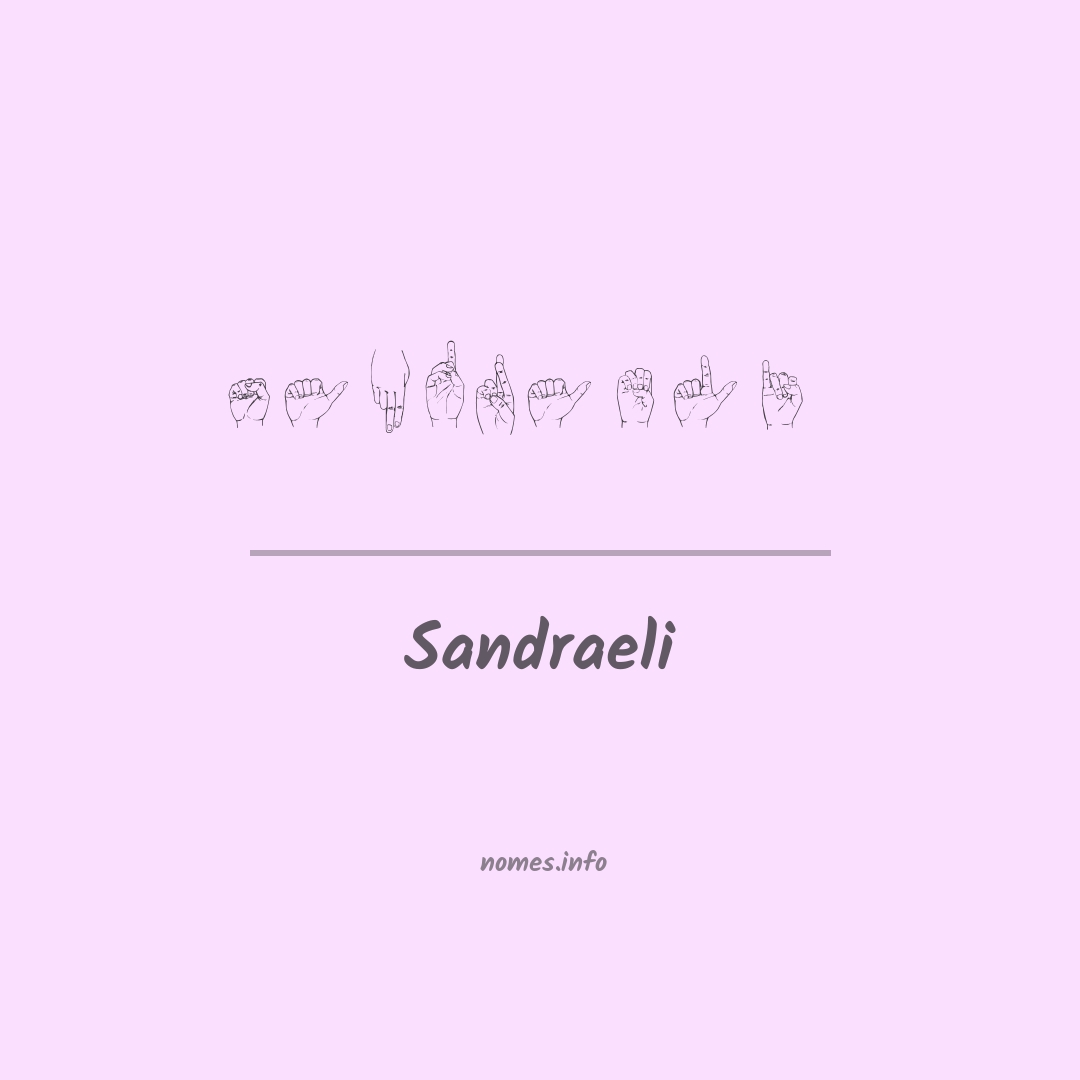 Sandraeli em Libras
