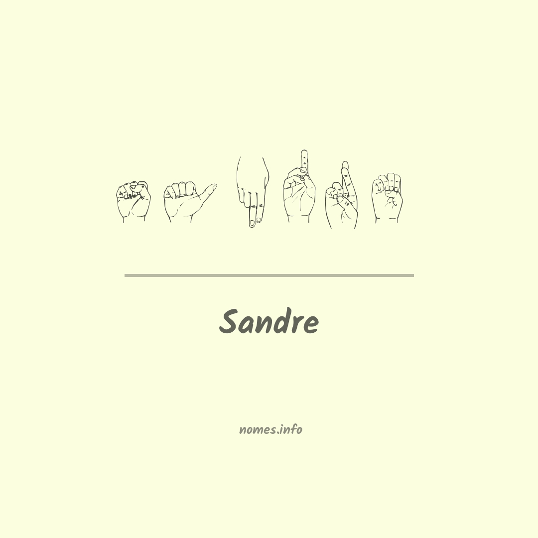 Sandre em Libras