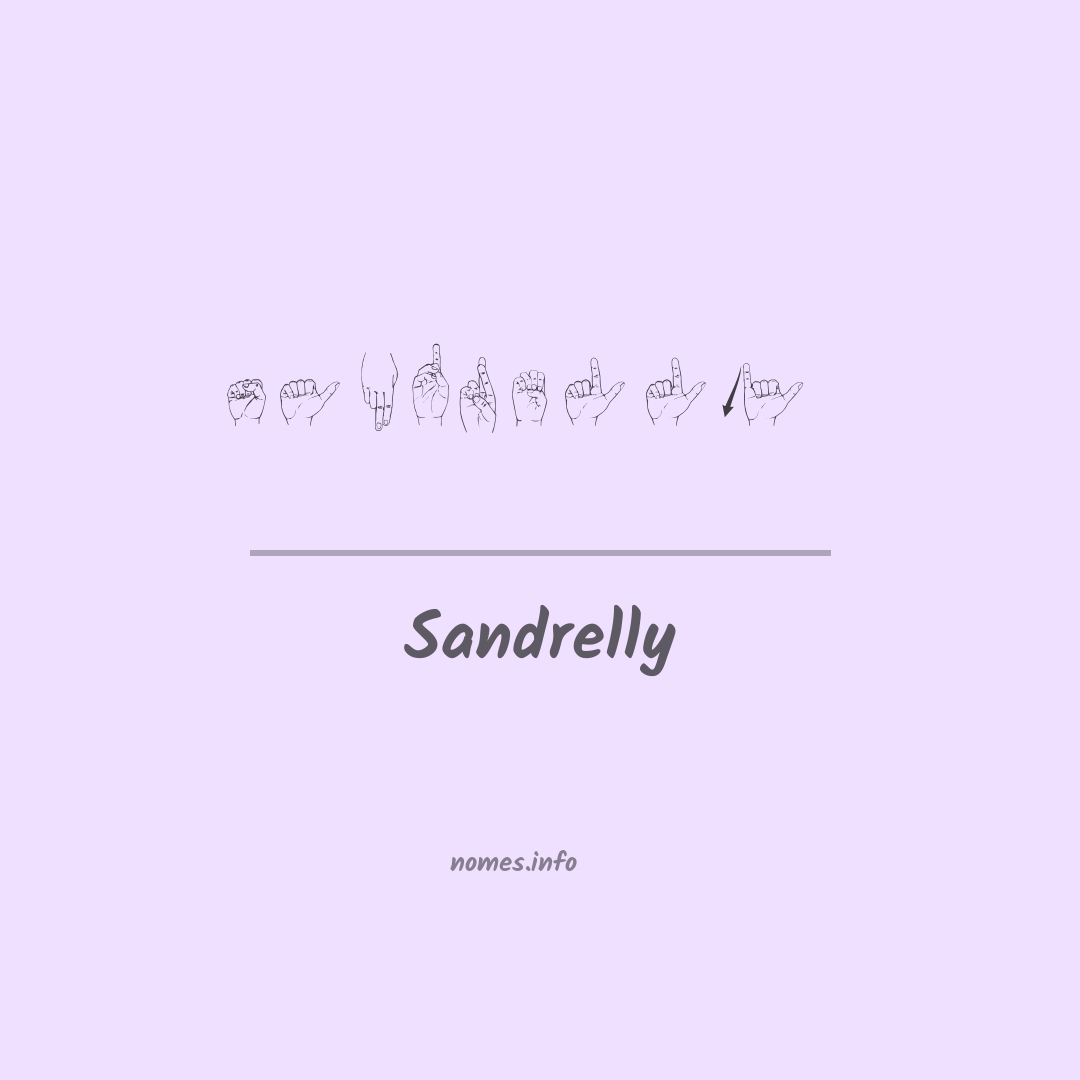 Sandrelly em Libras