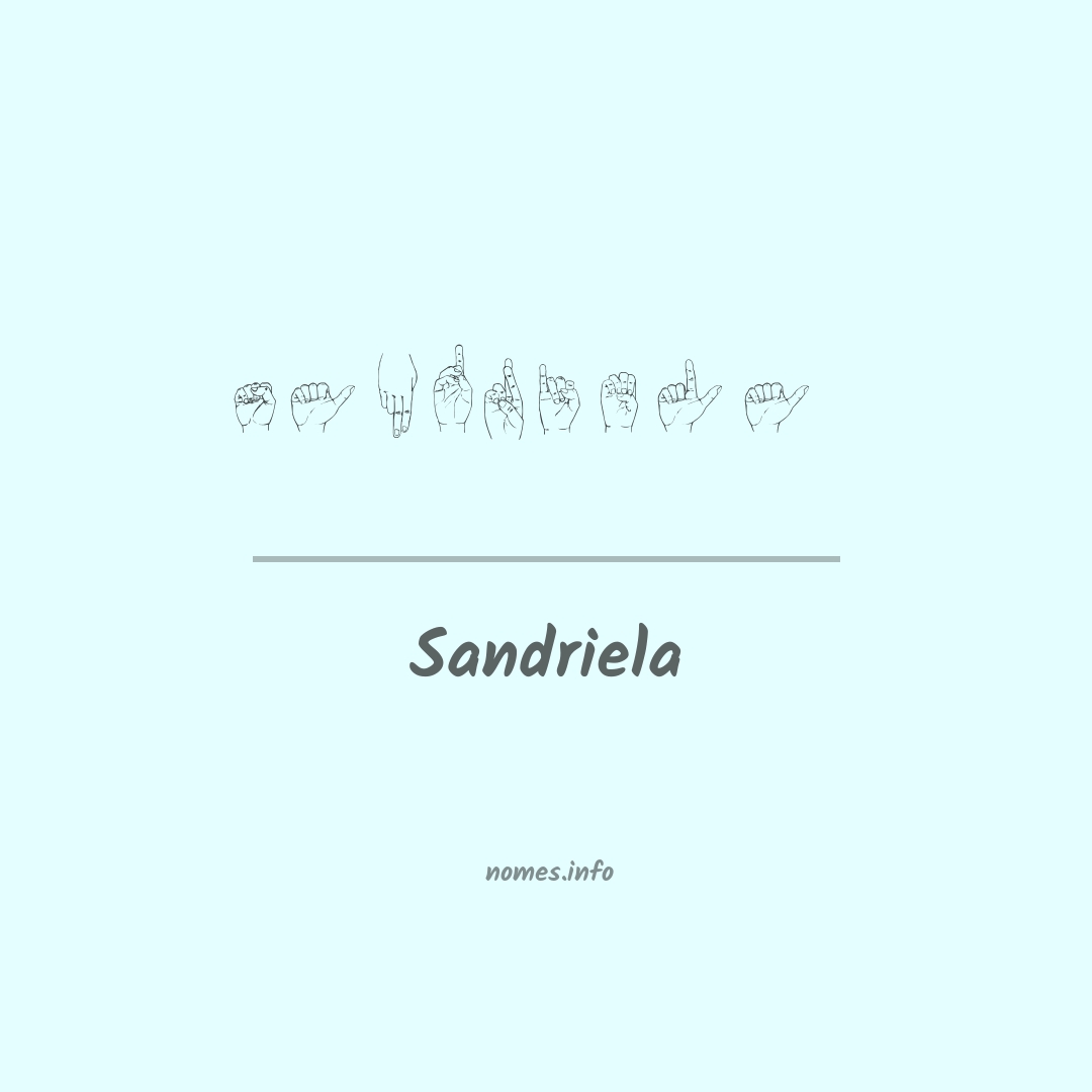 Sandriela em Libras