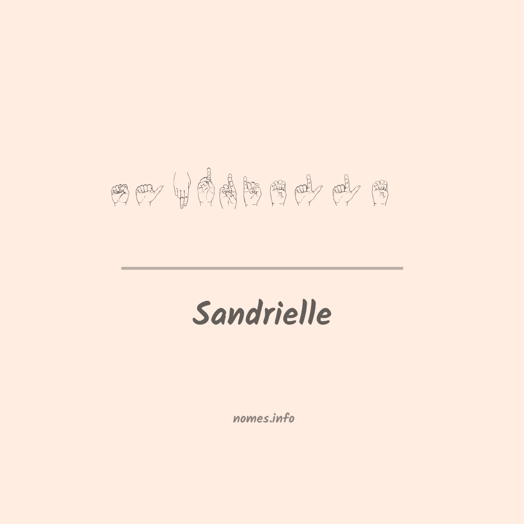 Sandrielle em Libras