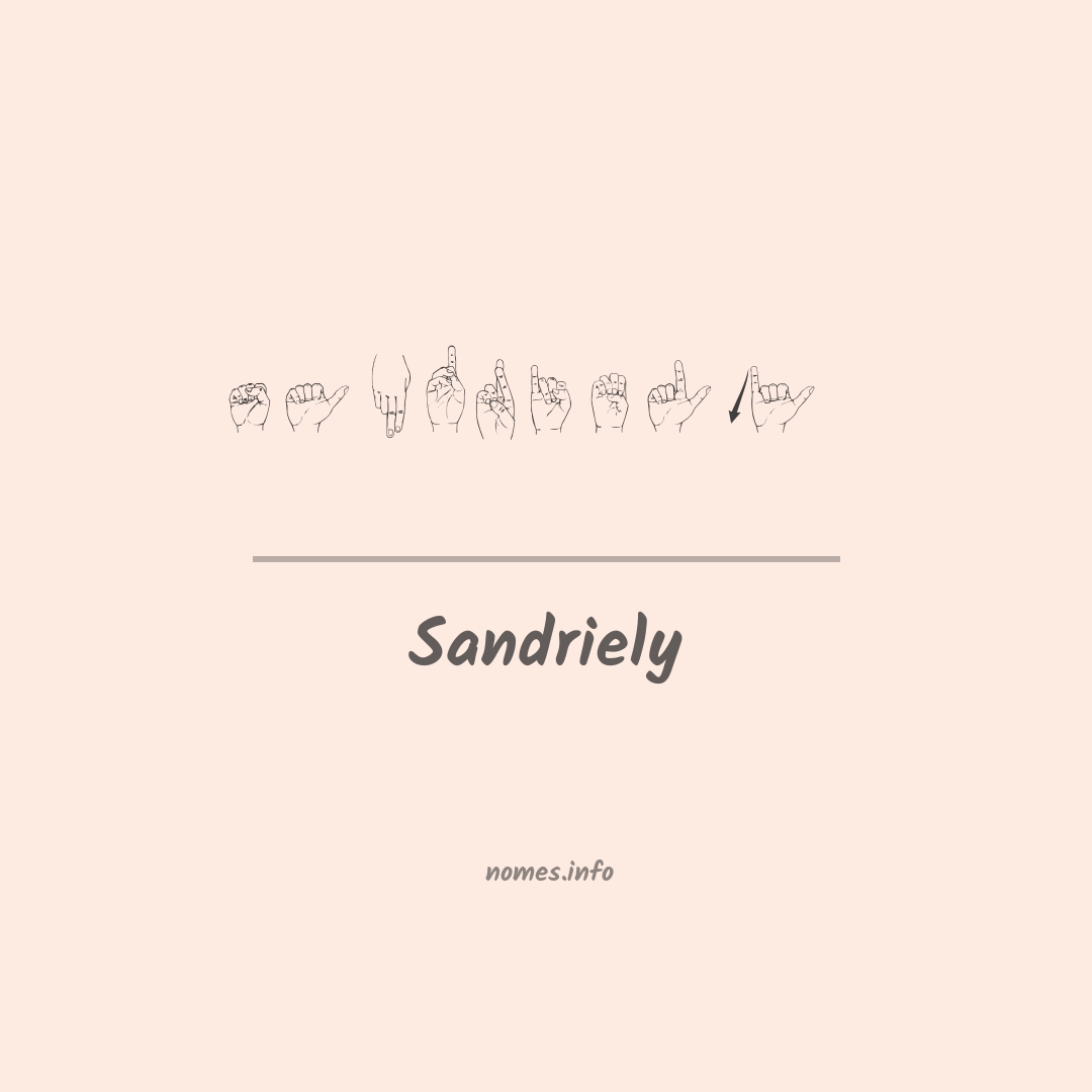 Sandriely em Libras