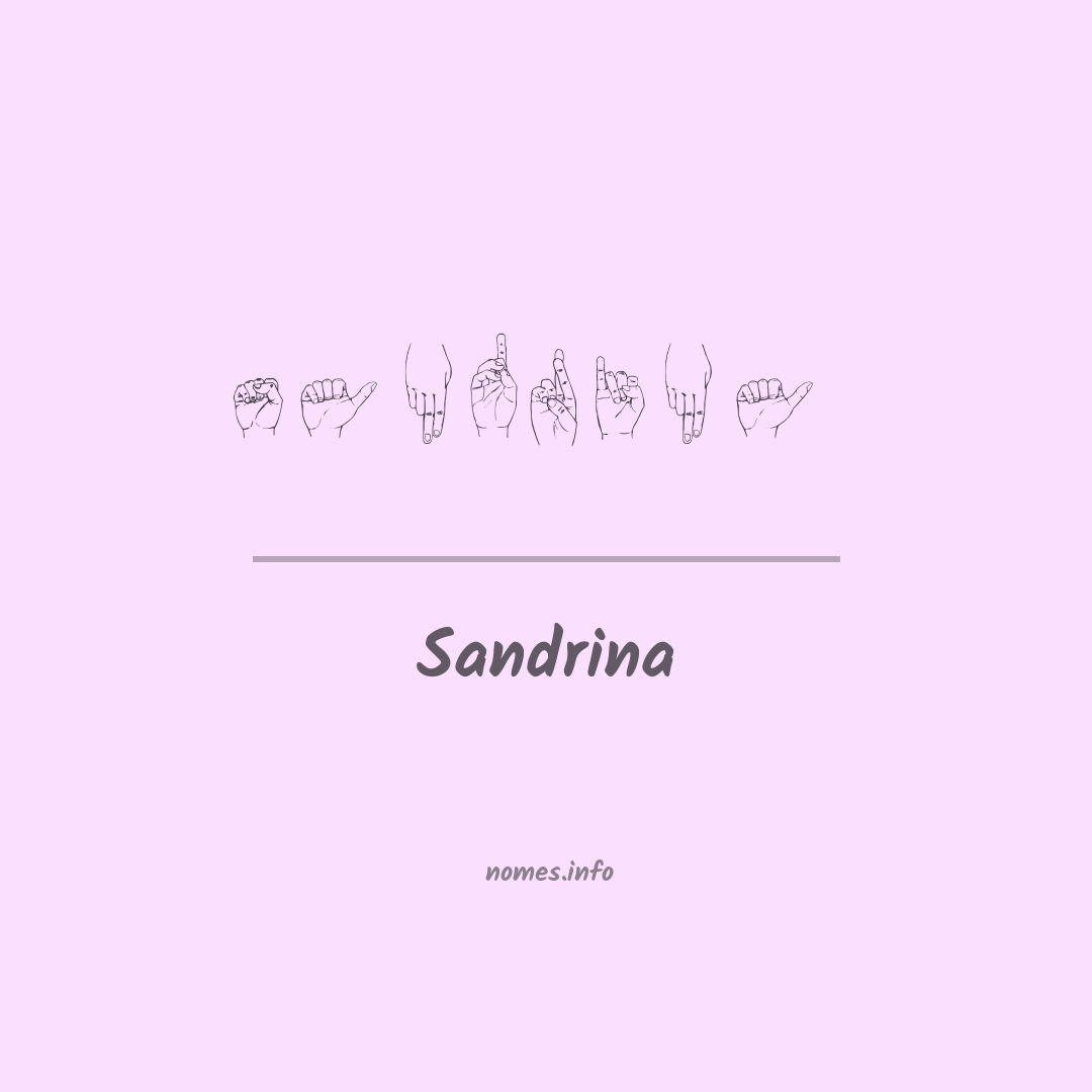 Sandrina em Libras