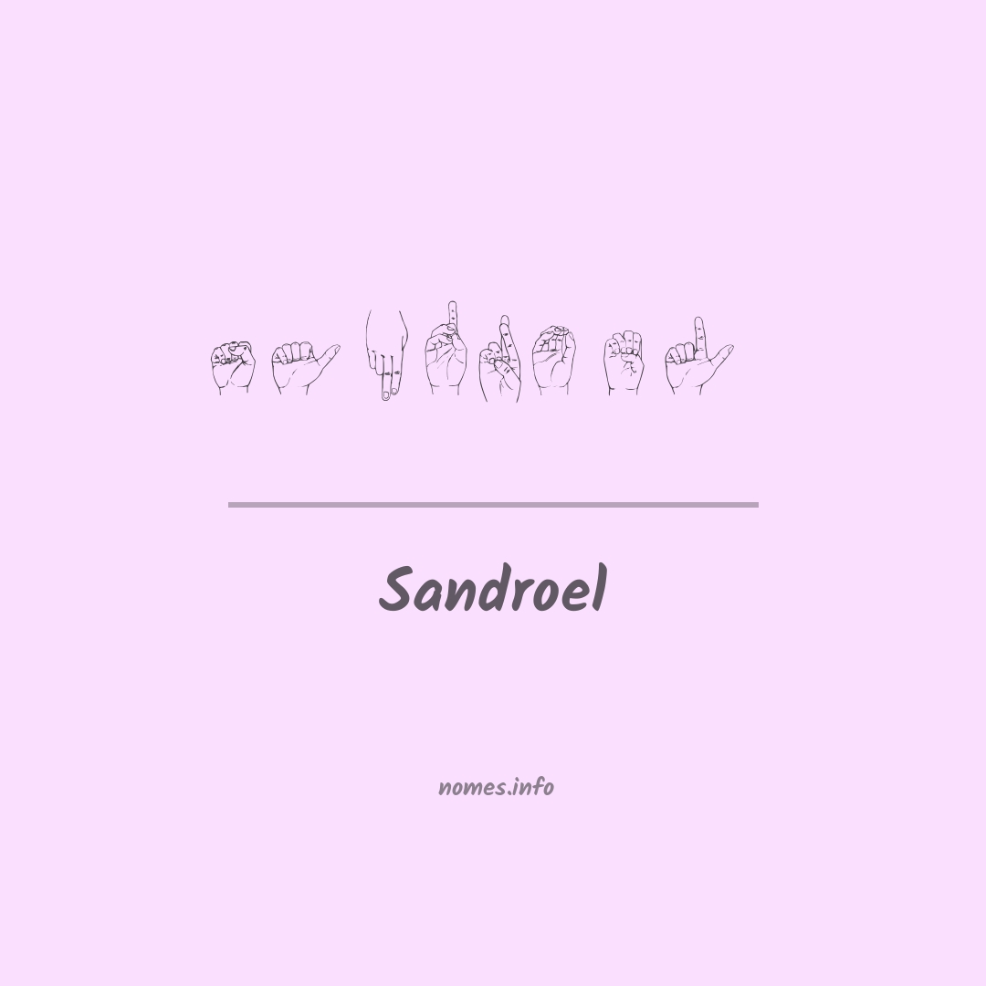 Sandroel em Libras