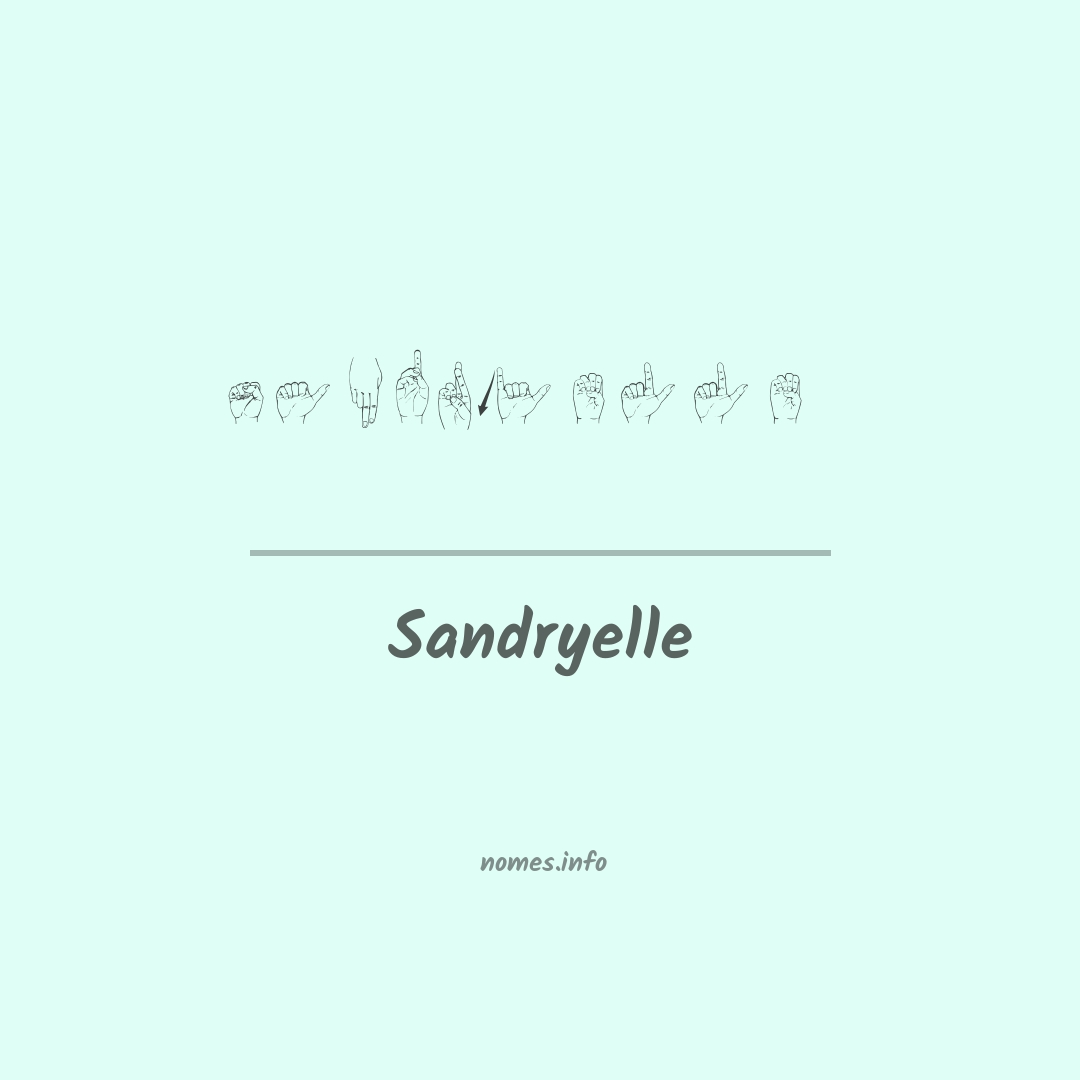 Sandryelle em Libras
