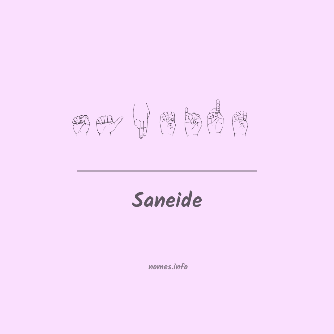 Saneide em Libras