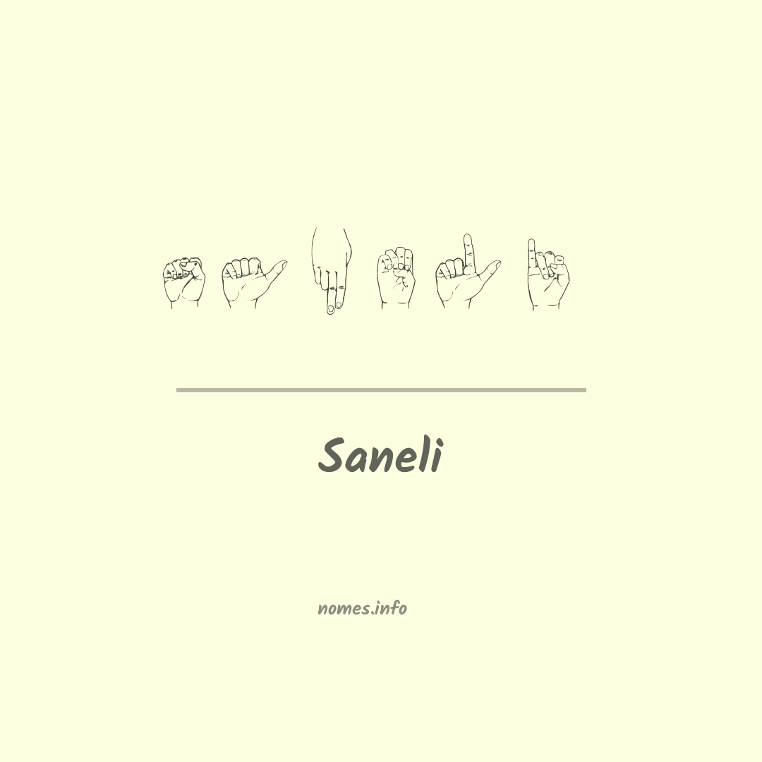 Saneli em Libras