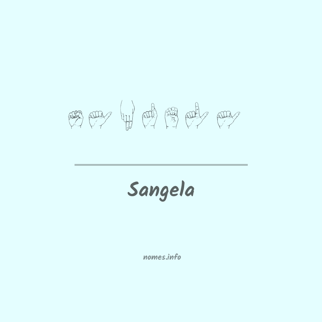 Sangela em Libras