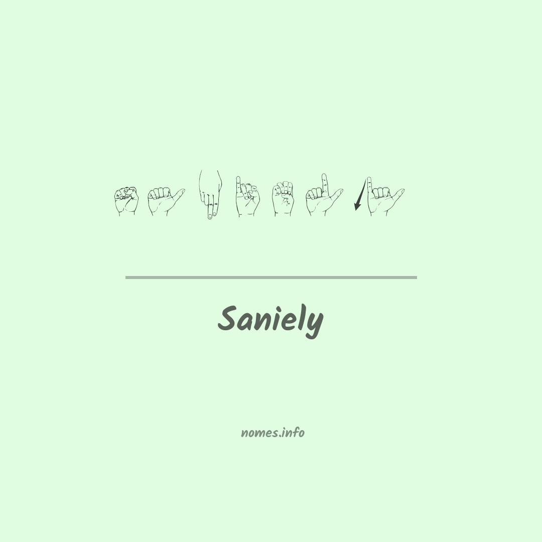 Saniely em Libras