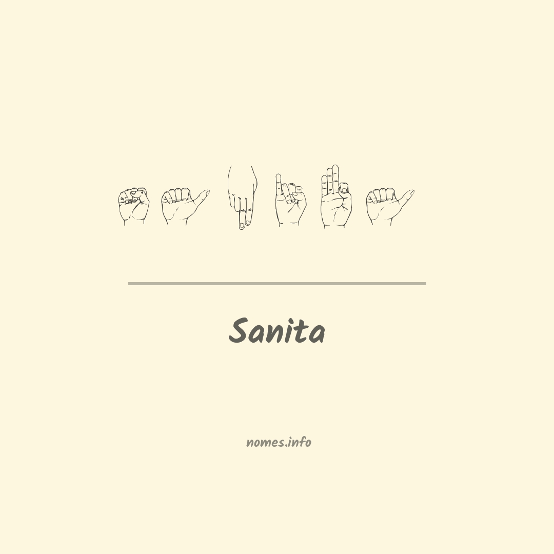 Sanita em Libras