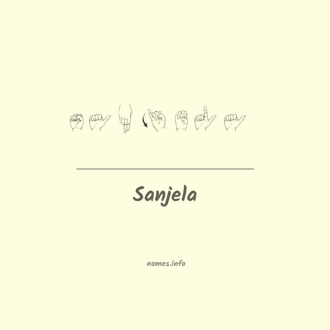 Sanjela em Libras
