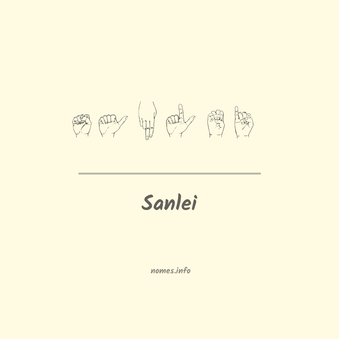 Sanlei em Libras