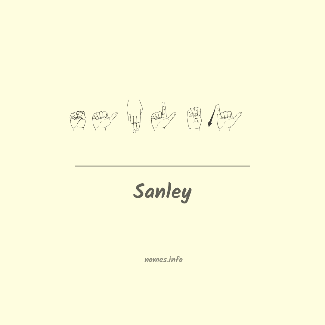 Sanley em Libras