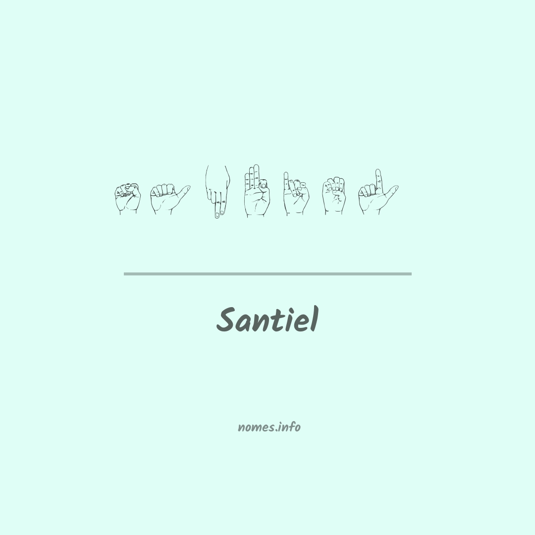 Santiel em Libras