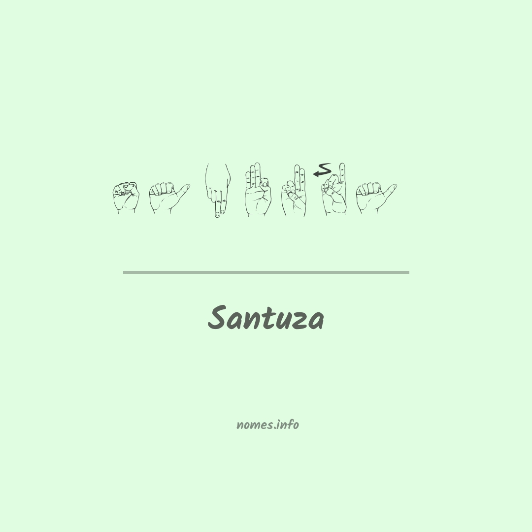 Santuza em Libras