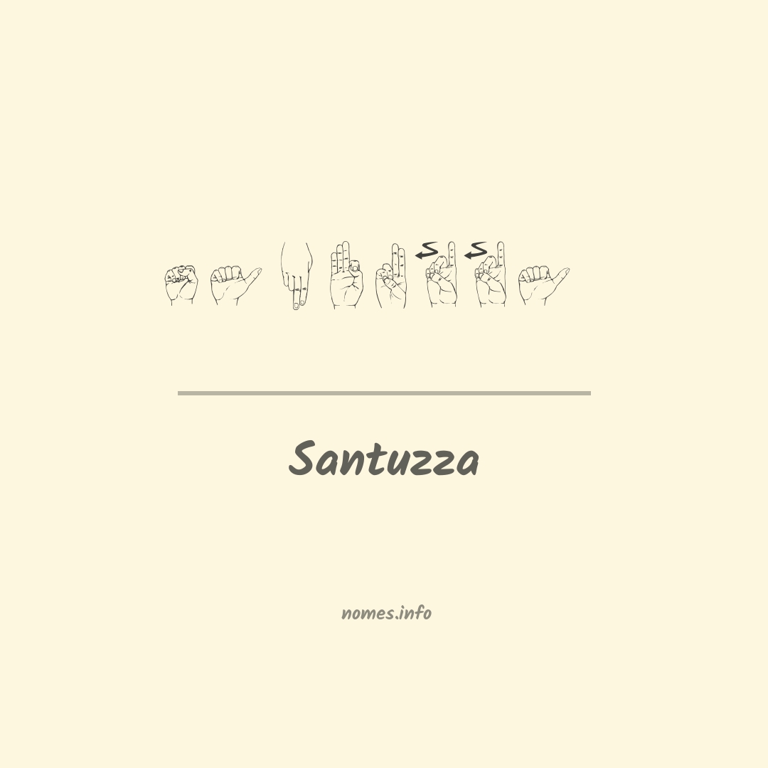 Santuzza em Libras