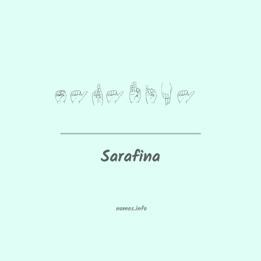 Sarafina em Libras
