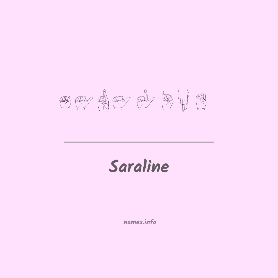 Saraline em Libras