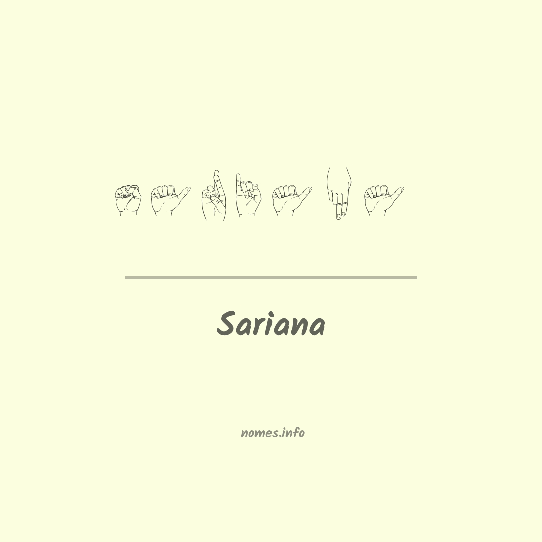 Sariana em Libras