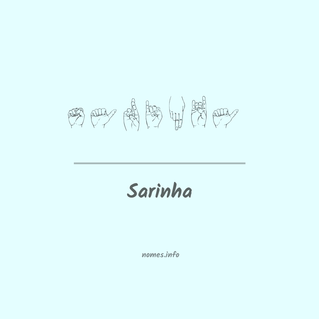 Sarinha em Libras Sarinha em Libras