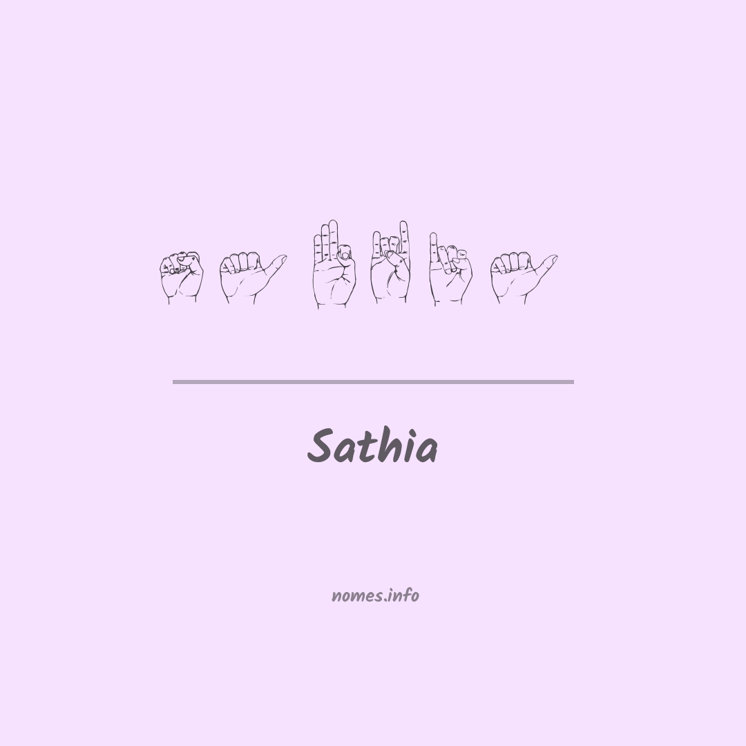 Sathia em Libras