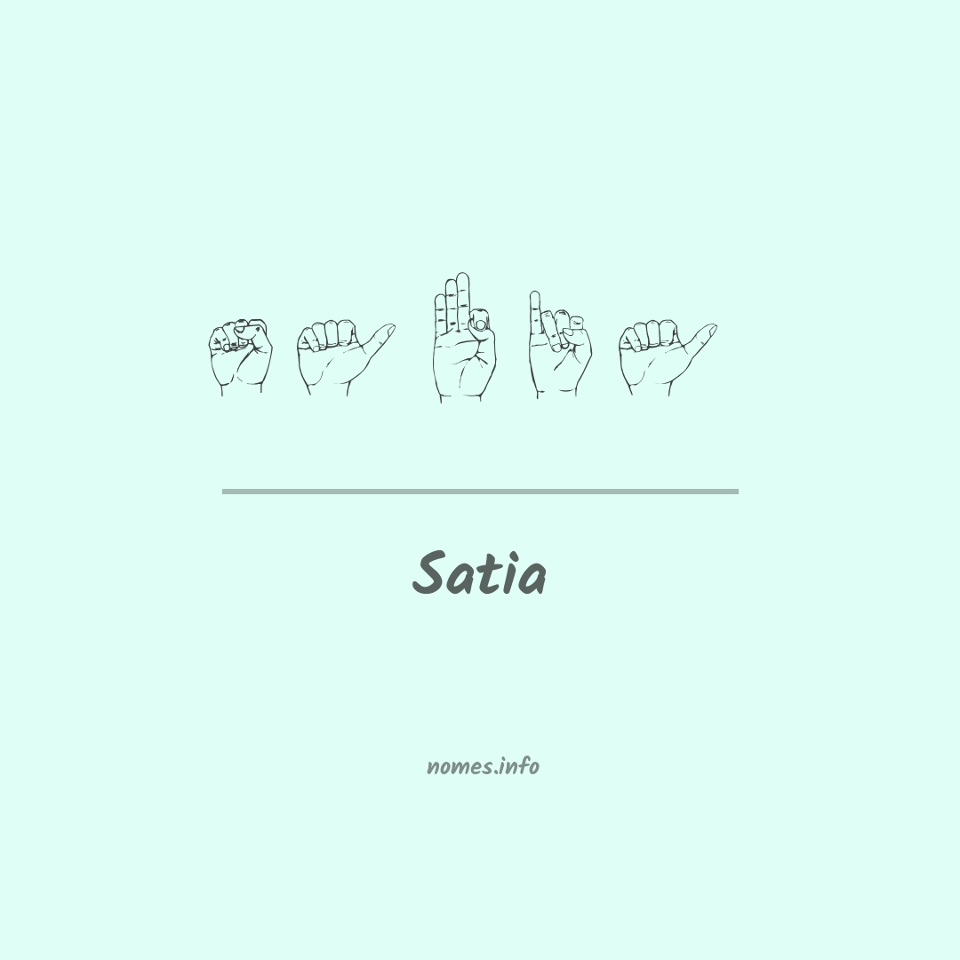 Satia em Libras
