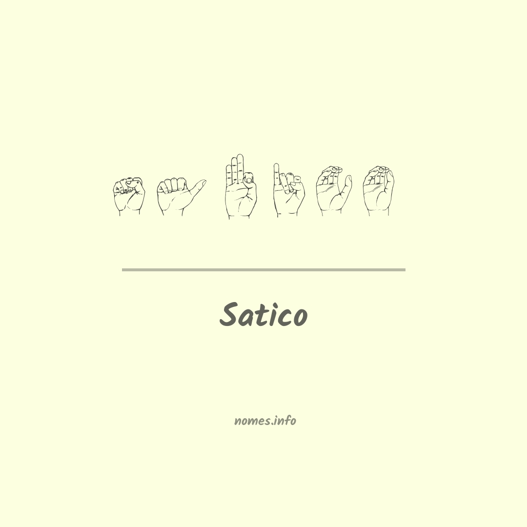 Satico em Libras