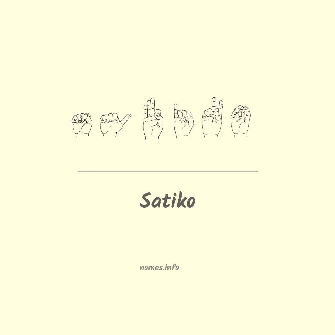 Satiko em Libras