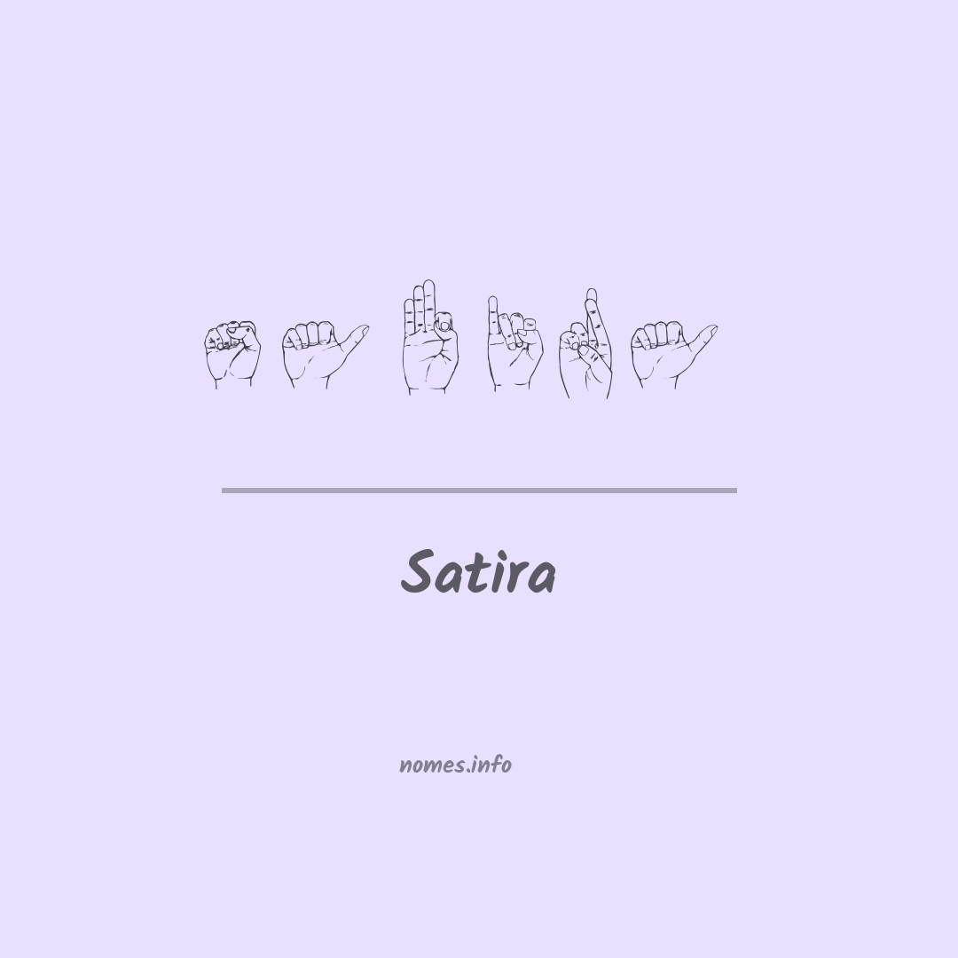 Satira em Libras