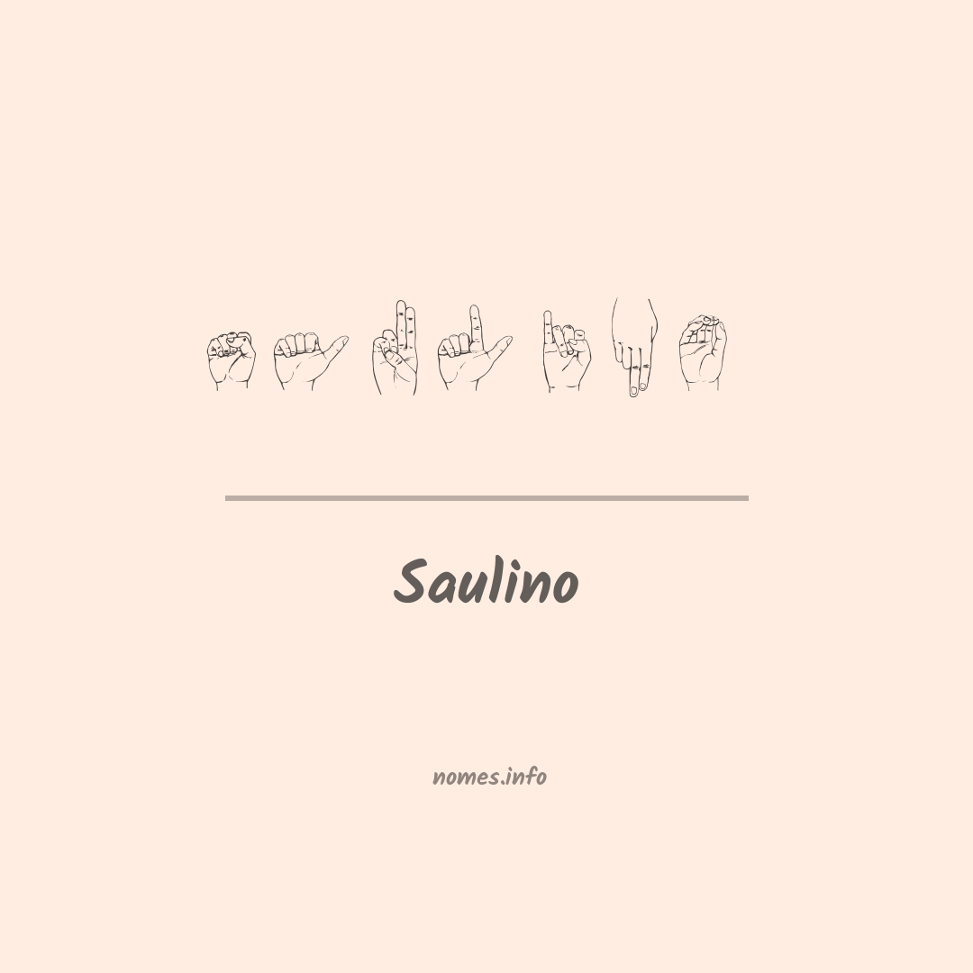 Saulino em Libras
