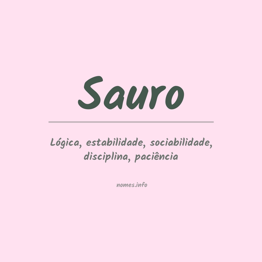 Significado do nome Sauro